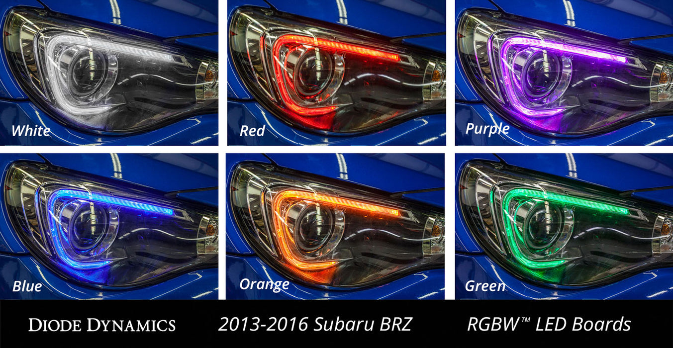 Diode Dynamics DD2017 2013-2016 Subaru BRZ RGBW LED Boards Diode Dynamics - Truck Part Superstore