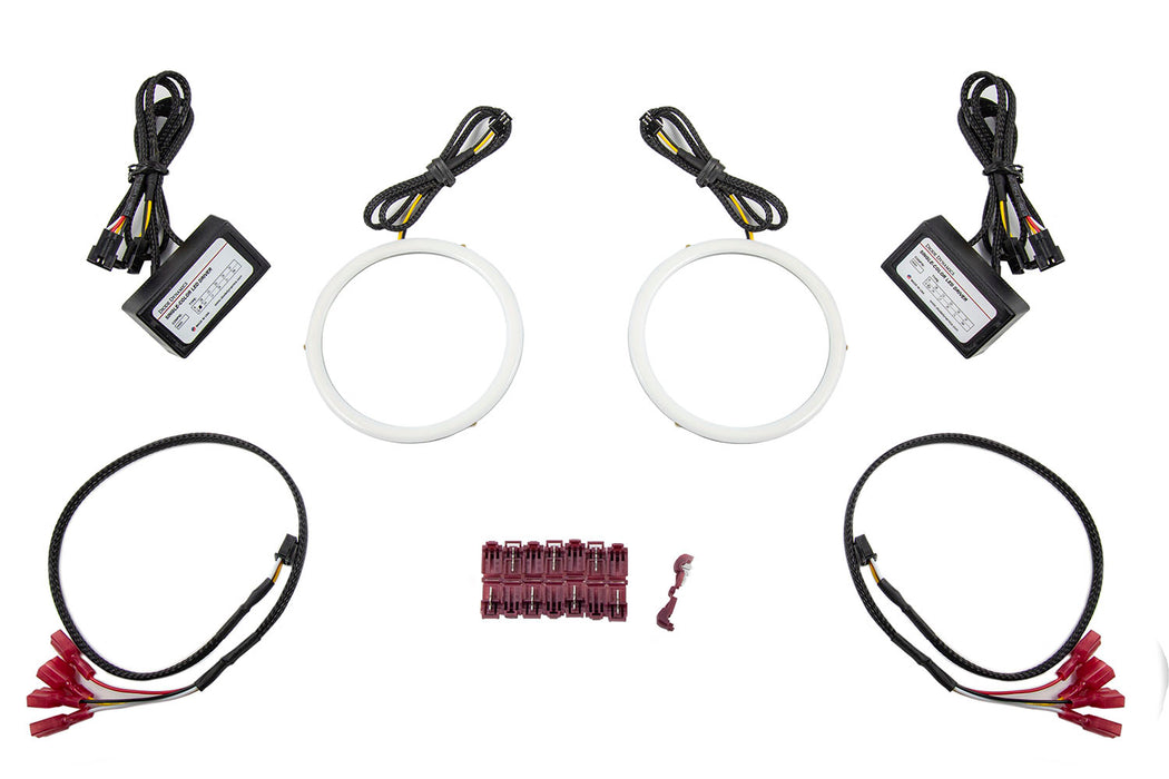 Diode Dynamics DD2057 Halo Lights LED 160mm Red Pair Diode Dynamics - Truck Part Superstore