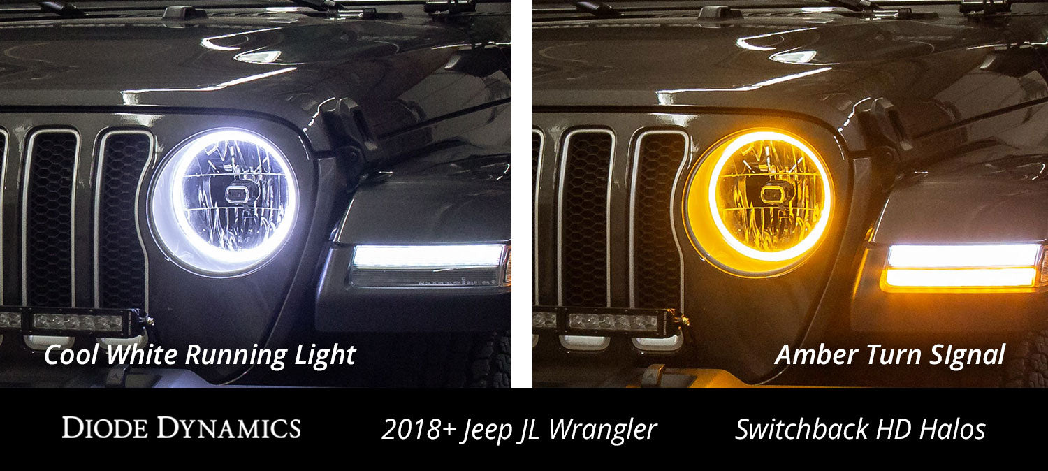 Diode Dynamics DD2059 Halo Lights LED 60mm Switchback Pair Diode Dynamics - Truck Part Superstore
