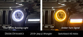 Diode Dynamics DD2069 Halo Lights LED 160mm Switchback Pair Diode Dynamics - Truck Part Superstore