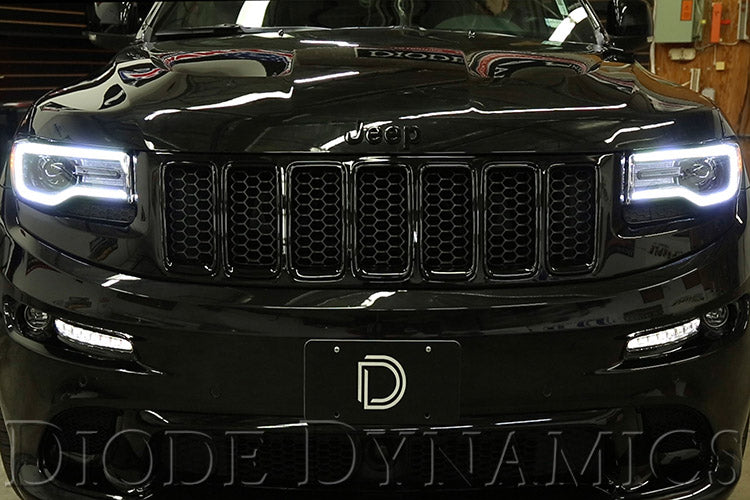 Diode Dynamics DD2216 Switchback LED Halos for 2014-2021 Jeep Grand Cherokee - Truck Part Superstore