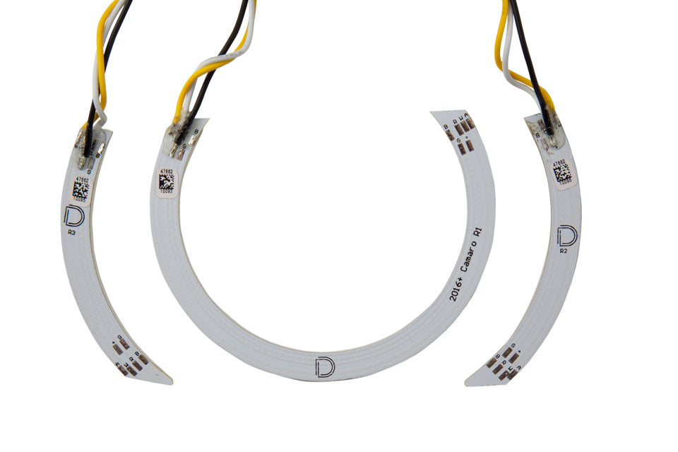 Diode Dynamics DD2218 2016-2018 Chevy Camaro Premium Switchback LED Halos Diode Dynamics - Truck Part Superstore