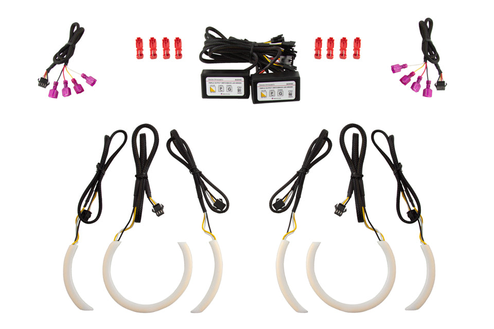 Diode Dynamics DD2218 2016-2018 Chevy Camaro Premium Switchback LED Halos Diode Dynamics - Truck Part Superstore