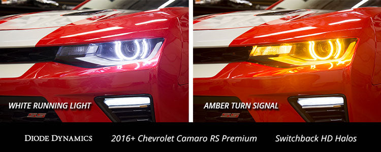 Diode Dynamics DD2218 2016-2018 Chevy Camaro Premium Switchback LED Halos Diode Dynamics - Truck Part Superstore