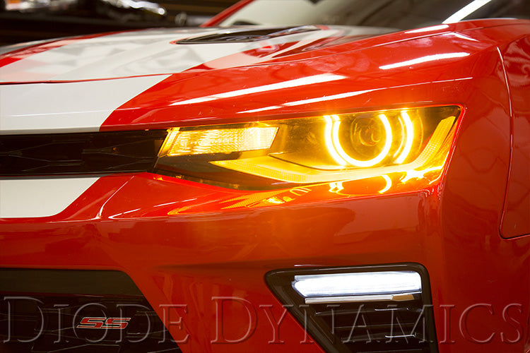 Diode Dynamics DD2218 2016-2018 Chevy Camaro Premium Switchback LED Halos Diode Dynamics - Truck Part Superstore