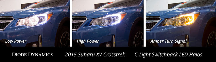Diode Dynamics DD2221 Subaru Crosstrek/Impreza C-Light Swithback LED Halos Diode Dynamics - Truck Part Superstore