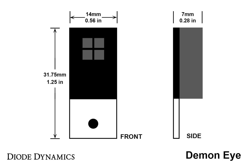 Diode Dynamics DD2230 Pro-Series Multicolor Demon Eyes Set Diode Dynamics - Truck Part Superstore