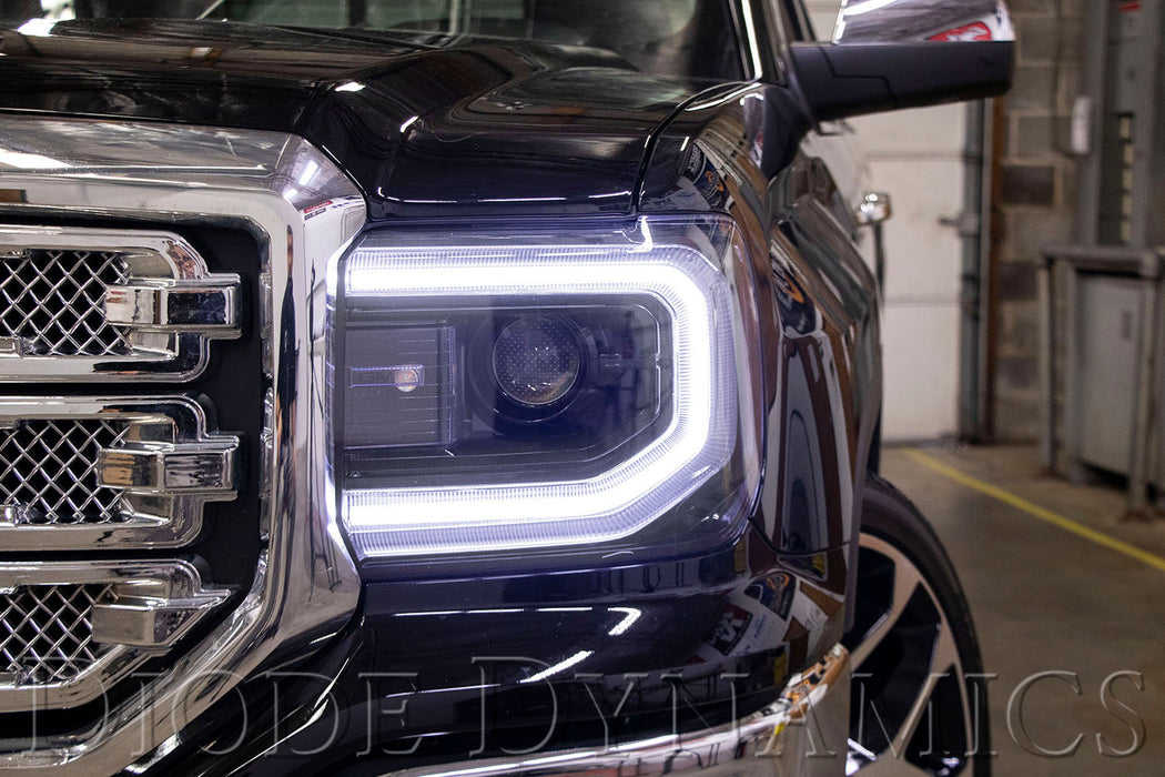 Diode Dynamics DD2240 Sierra 2016-2018 Amber LED Halos Diode Dynamics - Truck Part Superstore