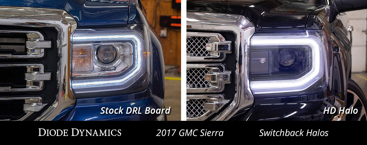 Diode Dynamics DD2240 Sierra 2016-2018 Amber LED Halos Diode Dynamics - Truck Part Superstore