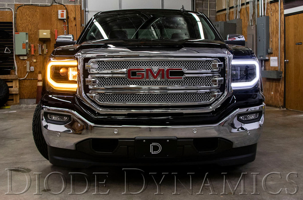 Diode Dynamics DD2240 Sierra 2016-2018 Amber LED Halos Diode Dynamics - Truck Part Superstore