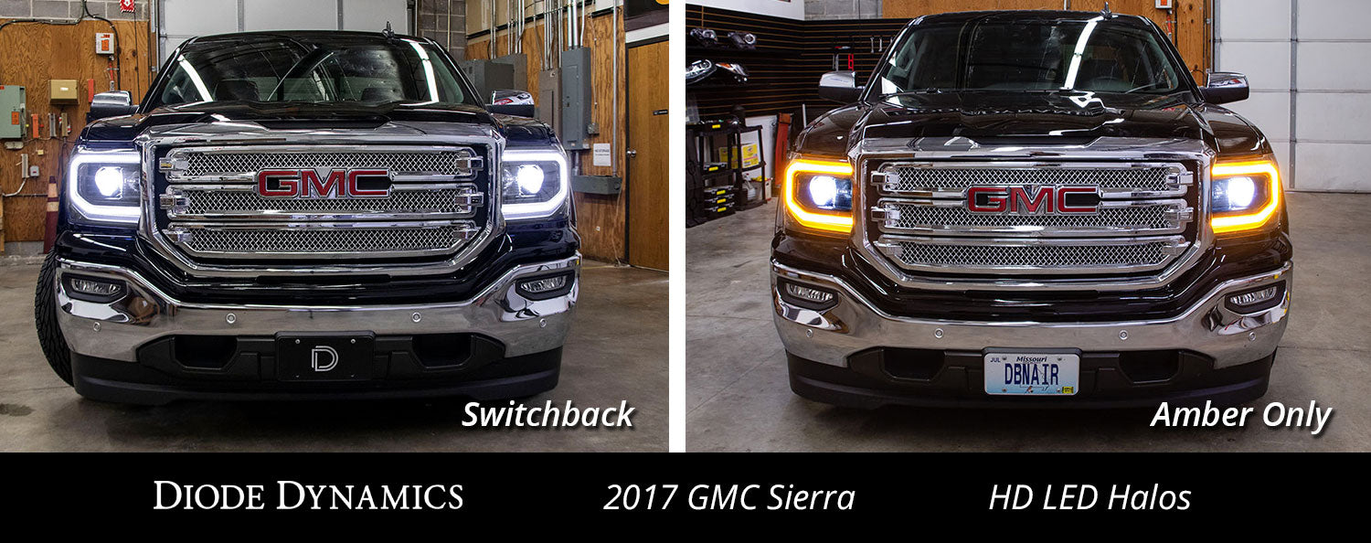 Diode Dynamics DD2240 Sierra 2016-2018 Amber LED Halos Diode Dynamics - Truck Part Superstore