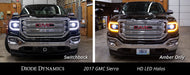 Diode Dynamics DD2240 Sierra 2016-2018 Amber LED Halos Diode Dynamics - Truck Part Superstore