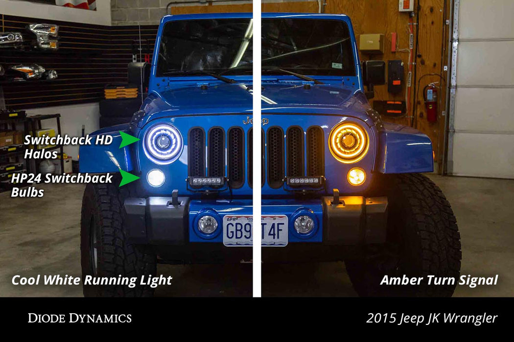 Diode Dynamics DD2241 Halo Lights LED 185mm Switchback Pair Diode Dynamics - Truck Part Superstore
