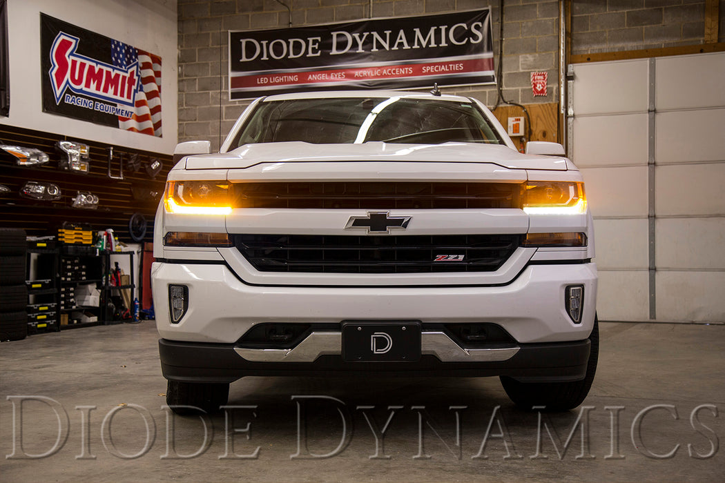 Diode Dynamics DD2244 Silverado 2016-2018 Amber DRL Boards Diode Dynamics - Truck Part Superstore