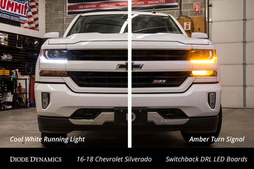 Diode Dynamics DD2244 Silverado 2016-2018 Amber DRL Boards Diode Dynamics - Truck Part Superstore