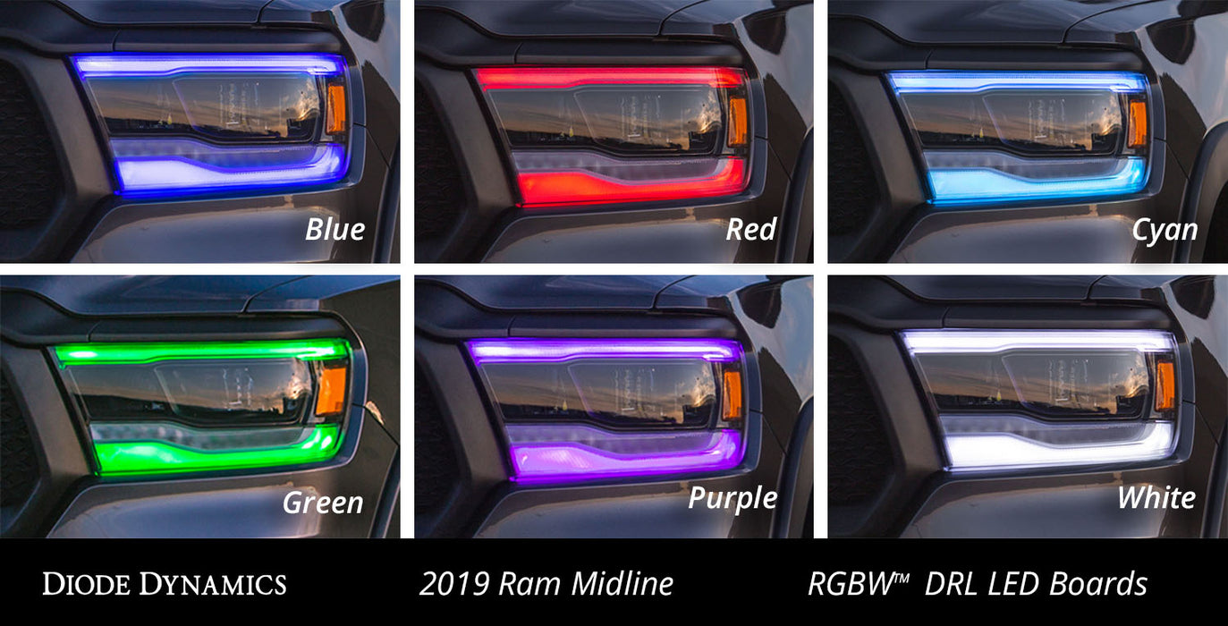 Diode Dynamics DD2255 RGBW DRL LED Boards for 2019-2021 Ram 1500 Midline - Truck Part Superstore