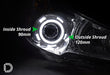Diode Dynamics DD2268 Halo Lights LED 90mm/120mm Red Four Diode Dynamics - Truck Part Superstore