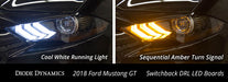 Diode Dynamics DD2281 Switchback DRL LED Boards for 2018-2021 EU/AU Ford Mustang - Truck Part Superstore