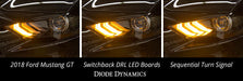 Diode Dynamics DD2281 Switchback DRL LED Boards for 2018-2021 EU/AU Ford Mustang - Truck Part Superstore