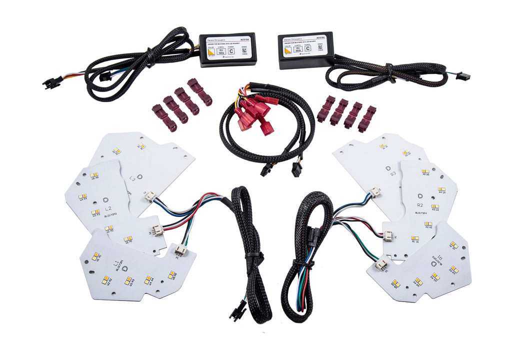 Diode Dynamics DD2281 Switchback DRL LED Boards for 2018-2021 EU/AU Ford Mustang - Truck Part Superstore