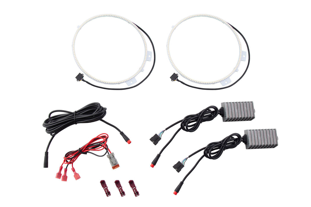 Diode Dynamics DD2290 RGBW HD LED Halos for 2018-2021 Jeep JL Wrangler/Gladiator - Truck Part Superstore