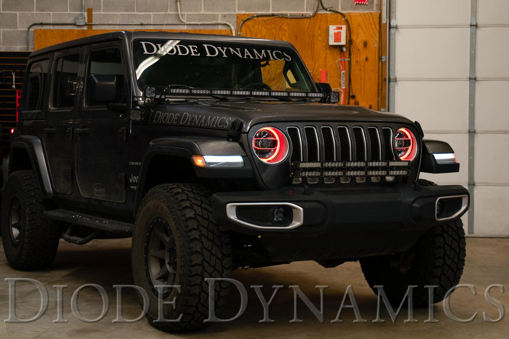 Diode Dynamics DD2290 RGBW HD LED Halos for 2018-2021 Jeep JL Wrangler/Gladiator - Truck Part Superstore