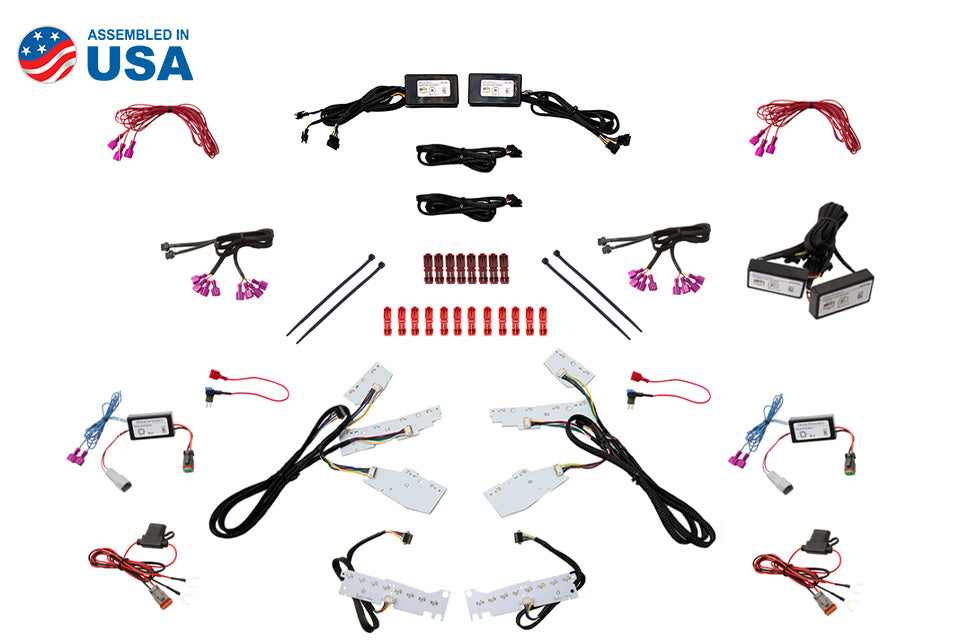 Diode Dynamics DD2296 RGBWA Upper & Lower DRL Boards for 17-20 Chevrolet Camaro ZL1 Diode Dynamics - Truck Part Superstore