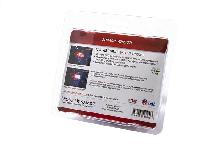 Diode Dynamics DD3012 2015-2021 Subaru WRX / STi Tail as Turn +Backup Module (USDM) Module Only Diode Dynamics - Truck Part Superstore