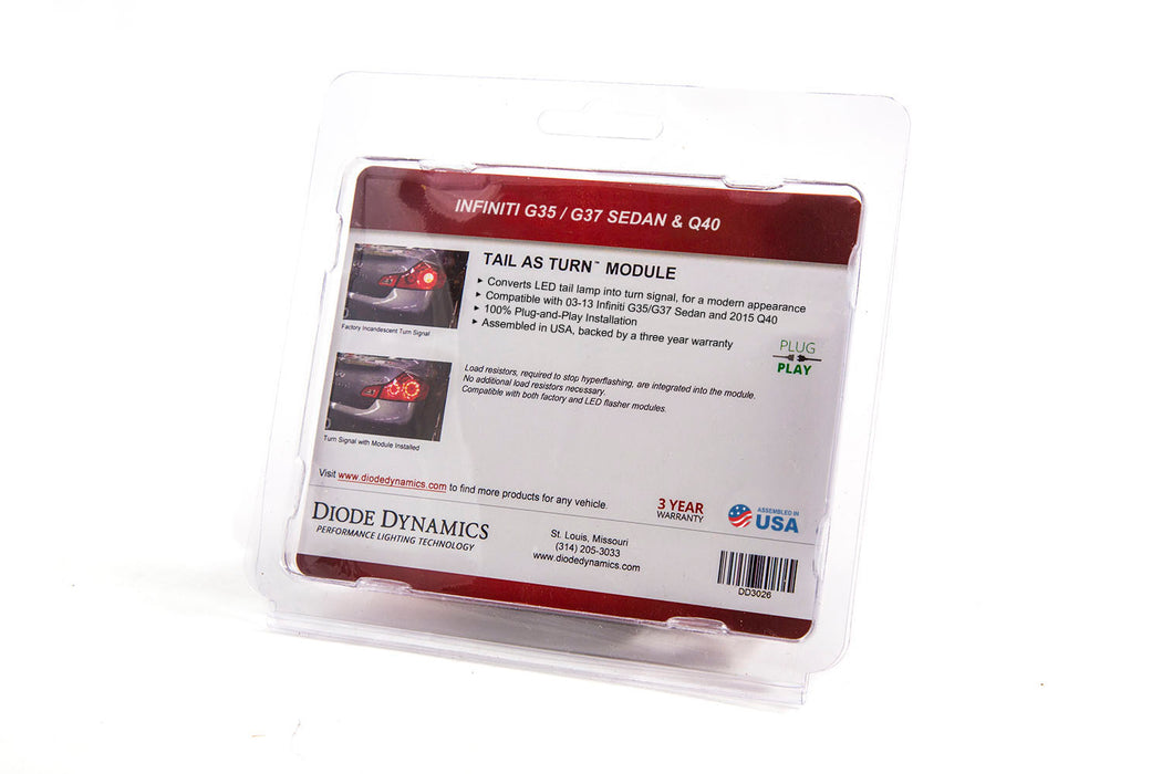 Diode Dynamics DD3027 Infiniti G35/G37 Sedan/Q40 Tail as Turn Module (pair) Diode Dynamics - Truck Part Superstore