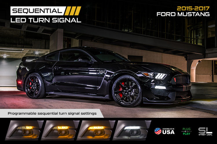 Diode Dynamics DD5001 Sequential LED Turn Signals for 2015-2017 Ford Mustang Clear Diode Dynamics - Truck Part Superstore