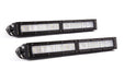 Diode Dynamics DD5023P 12 Inch LED Light Bar  Single Row Straight Clear Wide Pair Stage Series Diode Dynamics - Truck Part Superstore