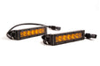 Diode Dynamics DD5036P 6 Inch LED Light Bar Single Row Straight SS6 Amber Driving Light Bar Pair Diode Dynamics - Truck Part Superstore