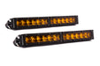 Diode Dynamics DD5037P 12 Inch LED Light Bar  Single Row Straight Amber Driving Pair Stage Series Diode Dynamics - Truck Part Superstore