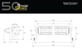 Diode Dynamics DD5043 50 Inch LED Light Bar Amber Driving Light Bar Stealth Series Diode Dynamics - Truck Part Superstore