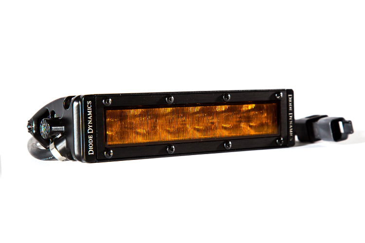 Diode Dynamics DD5044S 6 Inch LED Light Bar Single Row Straight SS6 Amber Wide Light Bar Single Diode Dynamics - Truck Part Superstore