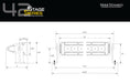 Diode Dynamics DD5056 42 Inch LED Light Bar  Single Row Straight Amber Combo Each Stage Series Diode Dynamics - Truck Part Superstore