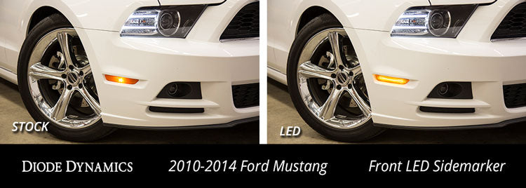 Diode Dynamics DD5058 Mustang 2010 LED Sidemarkers Clear Set Diode Dynamics - Truck Part Superstore