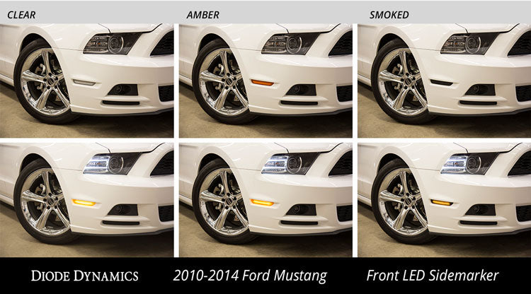 Diode Dynamics DD5059 Mustang 2010 LED Sidemarkers Amber/Red Set Diode Dynamics - Truck Part Superstore