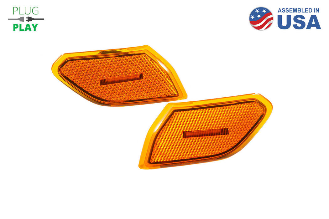 Diode Dynamics DD5069 Sidemarkers for 2018-2021 Jeep JL Wrangler/Gladiator, Amber (set) - Truck Part Superstore