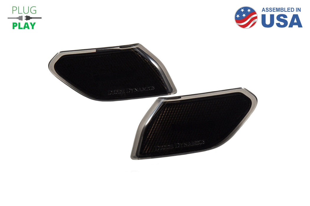 Diode Dynamics DD5070 Sidemarkers for 2018-2021 Jeep JL Wrangler/Gladiator, Smoked (set) - Truck Part Superstore