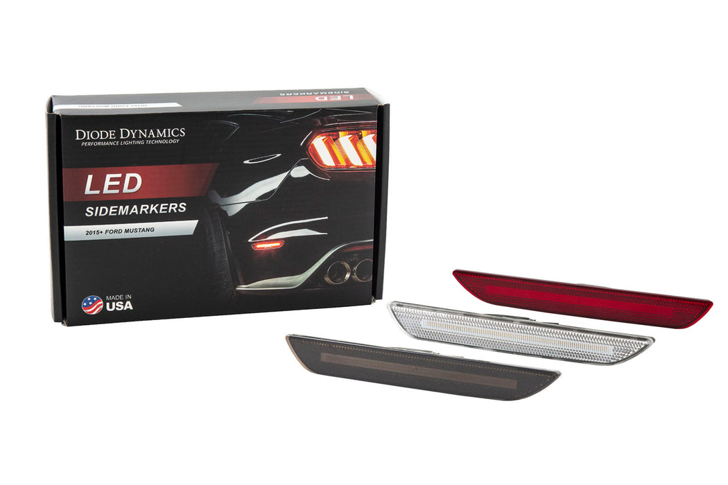 Diode Dynamics DD5072 LED Sidemarkers for 2015-2021 EU/AU Ford Mustang, Red (pair) - Truck Part Superstore