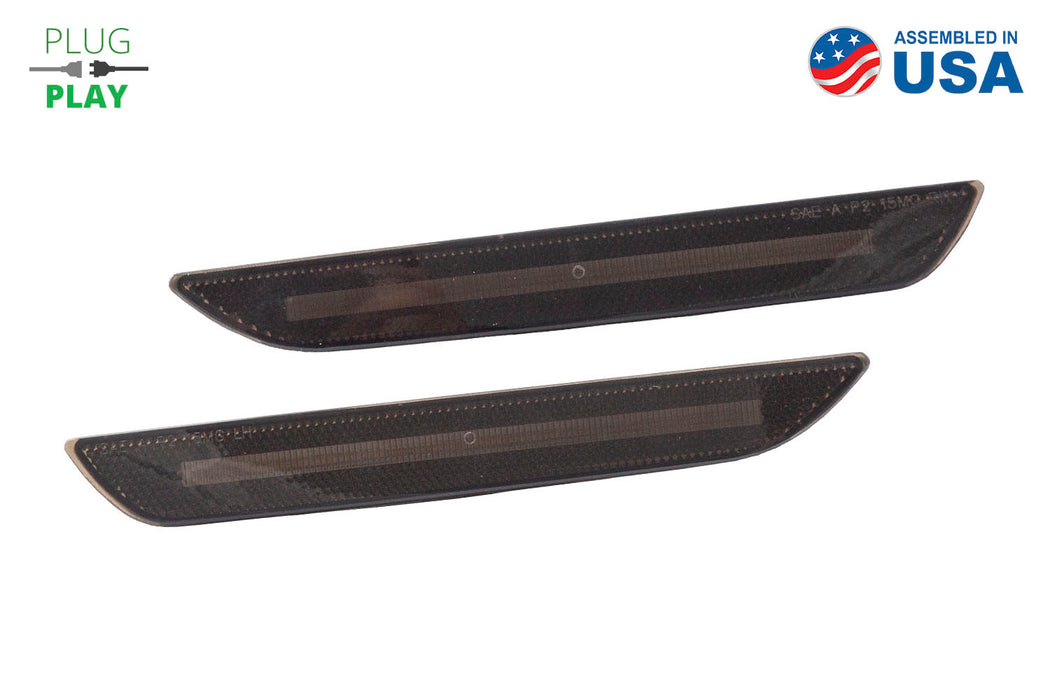 Diode Dynamics DD5073 LED Sidemarkers for 2015-2021 EU/AU Ford Mustang, Smoked (pair) - Truck Part Superstore