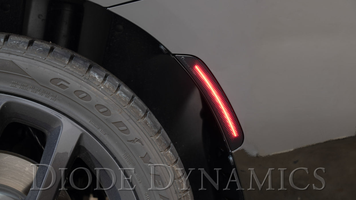 Diode Dynamics DD5110 LED Sidemarkers for 2015-2021 Dodge Charger, Clear (set) - Truck Part Superstore