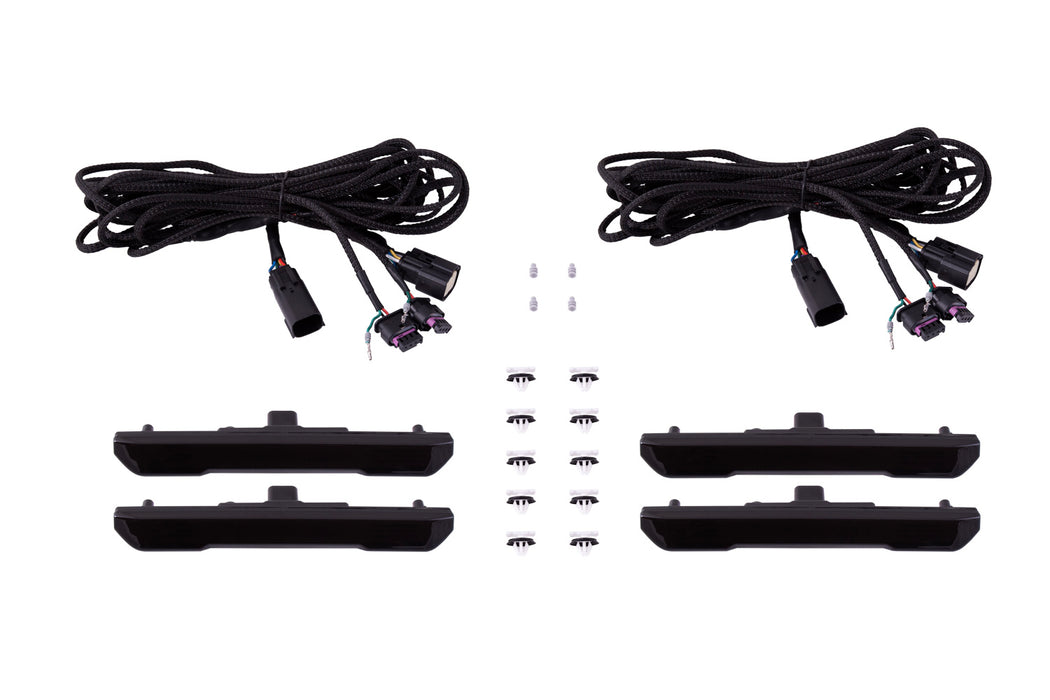 Diode Dynamics DD5152 LED Sequential Sidemarkers for 20-21 Sierra 2500/3500 HD Smoked Set Diode Dynamics - Truck Part Superstore