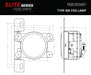 Diode Dynamics DD5163P Elite Series Type MR Fog Lamps, White Pair Diode Dynamics - Truck Part Superstore