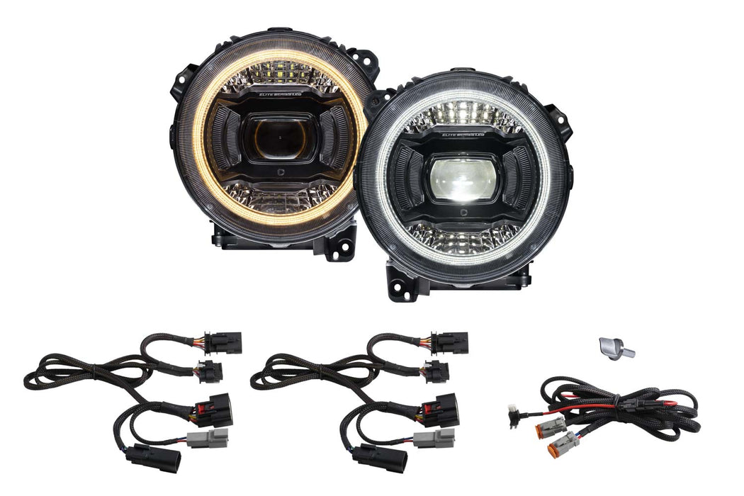 Diode Dynamics DD5166 Elite LED Headlamps for 2018-Present Jeep JL Wrangler and 2020-Present Jeep Gladiator Diode Dynamics - Truck Part Superstore