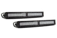 Diode Dynamics DD6033P 12 Inch LED Light Bar  Single Row Straight Clear Flood Pair Stage Series Diode Dynamics - Truck Part Superstore