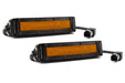 Diode Dynamics DD6040P 6 Inch LED Light Bar Amber Flood Stealth Pair Diode Dynamics - Truck Part Superstore