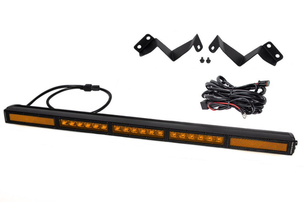 Diode Dynamics DD6075 SS30 Stealth Lightbar Kit for 2016-2021 Toyota Tacoma, Amber Combo - Truck Part Superstore