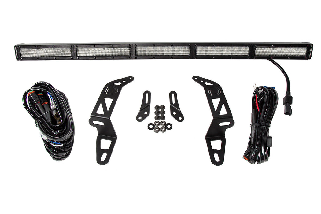 Diode Dynamics DD6078 SS30 Bumper Bracket Kit for 2018-2021 Jeep JL Wrangler/Gladiator, White Flood Single - Truck Part Superstore